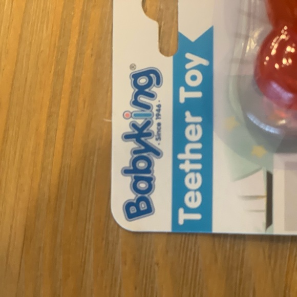 Red teddy bear teether - Picture 3 of 3